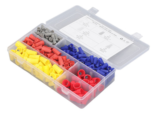 Juego De Conectores Colorful Wire Caps, 320 Piezas, Multifun