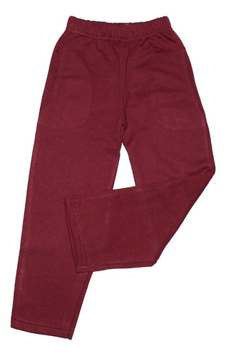 Pantalon Jogging Frisa Recto Escolar Colegial Talles 14 A 16