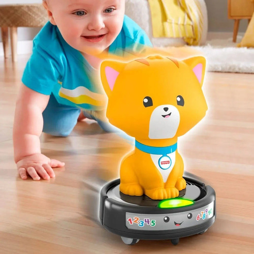Fisher Price Aprender E Brincar Gatinho Engatinha Comigo