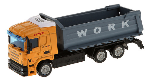 1:64 Diecast Tipper Tip Camión Volquete Modelo Aleación