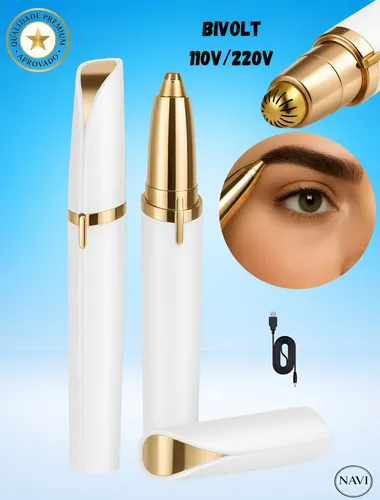 Caneta Depilador Sobrancelha Elétrico Super Premium Indolor Recar...