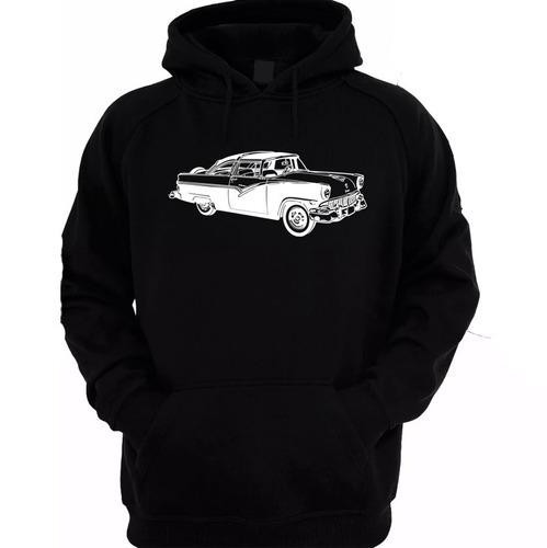 Novedosa Sudadera Negra De Hombre Autos Coupe Antiguos Q