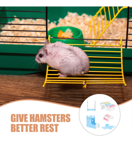 5 Piezas De Hamster Para Hámster, Hamster House, Arcoíris, P