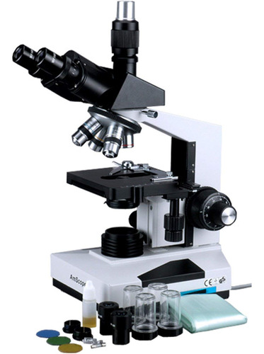 Amscope Microscopio Trinocular Compuesto T490a-dk, Oculares.
