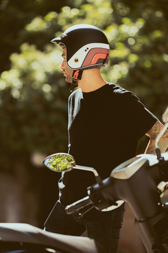 Casco Moto Abierto Vertigo Vintage Scooter. En Gravedad X