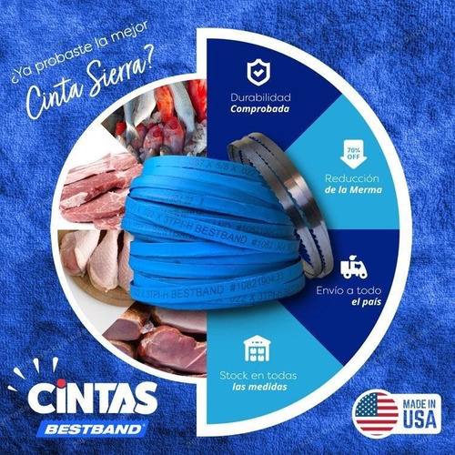 Cintas Para Sierra 98 Y 97 Importada Usa (pack 3 Unidades)