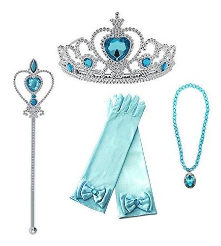 Miss Fantasy Princess Elsa Accesorios De Cosplay Blue Wand T