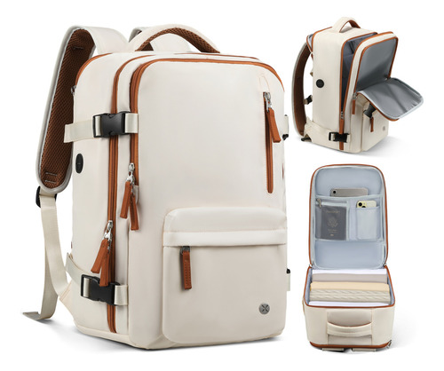 Mochilas De Viaje Mujer Mochila Para Laptop 14 Pulgadas 10kg Maleta Articulo Personal Antirrobo Impermeable 25 L Viajes Cortos