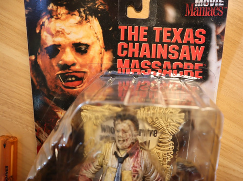 Leatherface 1998 Movie Maniacs Mcfarlane Texas Chainsaw (Usado)