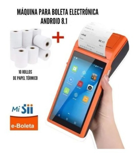 Maquina Boleta Electronica +10 Rollo Pos Impresora Termica