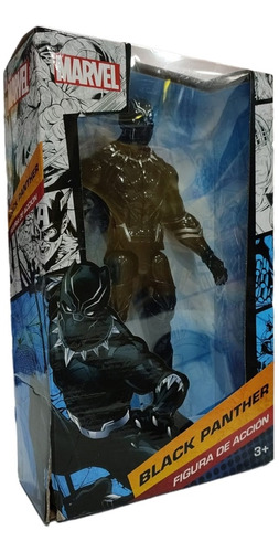 Figura Pantera Negra Super Heroe Avengers Marvel 22cm