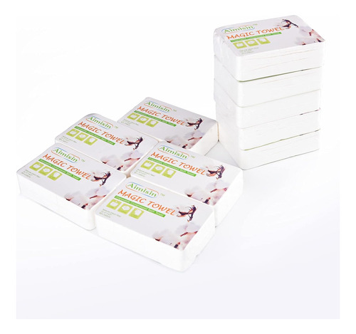 Toallas Comprimidas, Desechables, Suaves Y Duraderas, 100% A