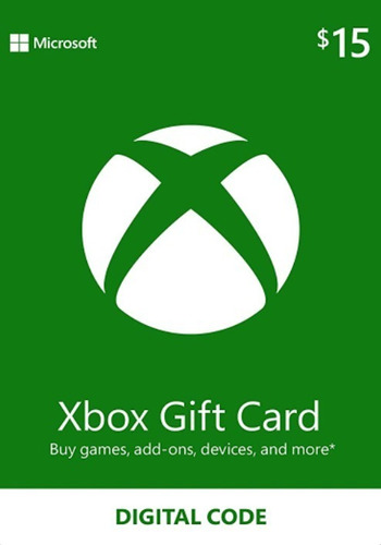 Tarjeta Digital - Xbox Gift Card 15 Usd - Solo Cuenta Eeuu
