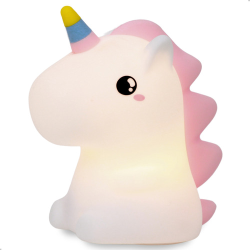 Abajur Decorativo Unicórnio Luminária Noturna Em Silicone
