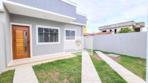 Imagem 2 de 14 de Casa Linear 3 Quartos/suíte, Extensão Do Bosque, Rio Das Ostras! - Ca1228