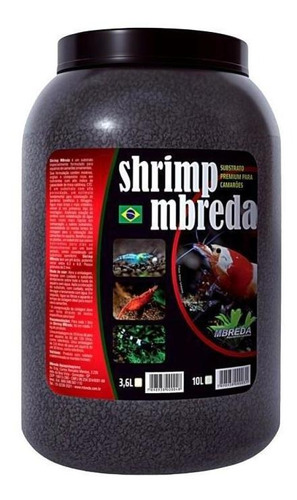 Substrato Shrimp Mbreda 3,6l - Camarões Ornamentais