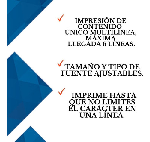 Imagen 9 de 9 de Codificadora Industrial Manual Inkjet Portátil