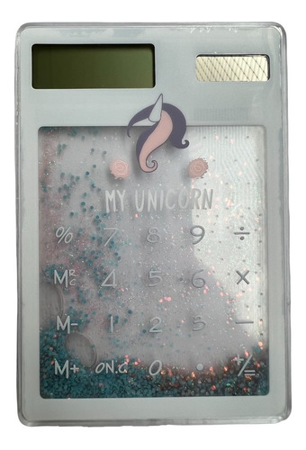 Imagen 1 de 5 de Calculadora Unicornio Luz Solar