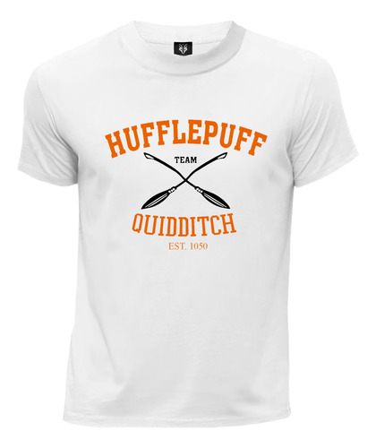 Camiseta Fan Escudo Casa Hufflepuff Quidditch Harry Potter