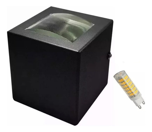 Bidireccional Exterior Lente Optico Con Led G9 Luz Desing