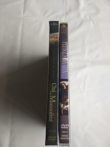 Dvd Chá Com Mussolini + Feitiço Da Lua+burlesque