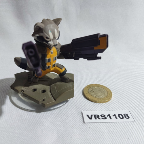 Figura Rocket Raccoon Disney Infinity Guardianes Vrs 1108