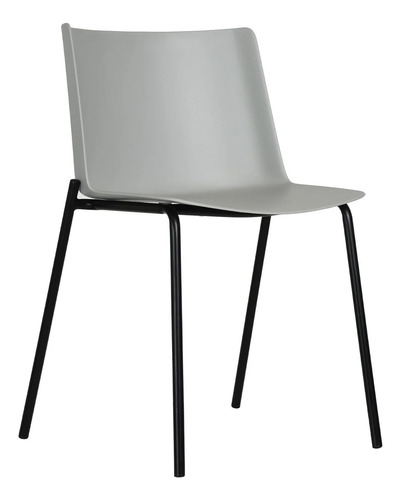 Set De 4 Sillas Colombo Para Comedor De Plástico Y Metal