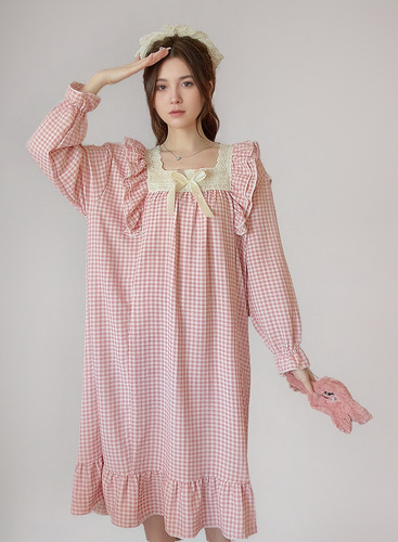 Camisón De Mujer Talla Grande Con Cuello En V Para Casa