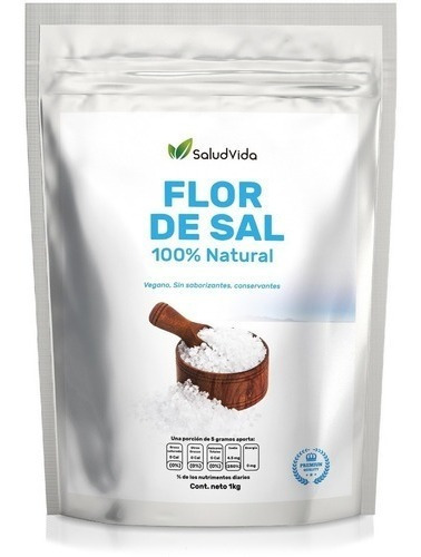 Saludvida Flor De Sal 1kg Sfn