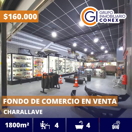 Se Vende Fondo De Comercio Y Se Alquila Local 1.800m2 - Centro Charallave