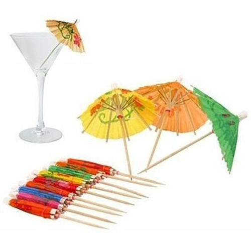 1008 Sombrillas Coctel Bebida Cocktail Palillos Invoice