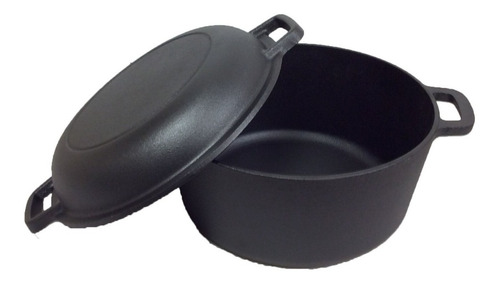 Imagen 2 de 4 de Olla Horno Holandes Dutch Oven Pan Masa Madre Hierro 5 Litro