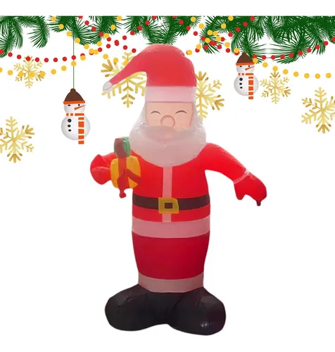comprar Papá Noel Inflable Papá Noel Inflable Luces Led Decoración D