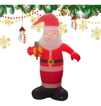 Comprar Papá Noel Inflable Papá Noel Inflable Luces Led Decoración D