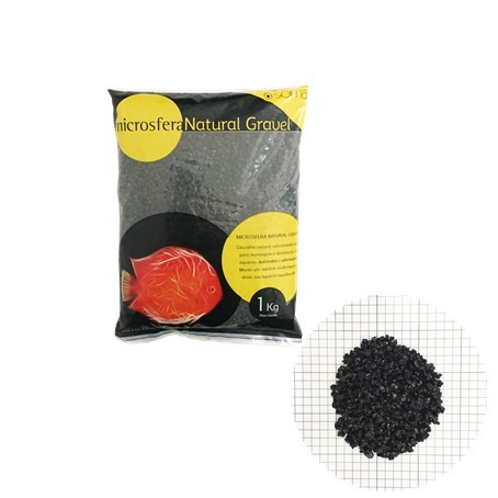 Substrato Soma Microsfera Natural Gravel Diamond Black 1-2mm