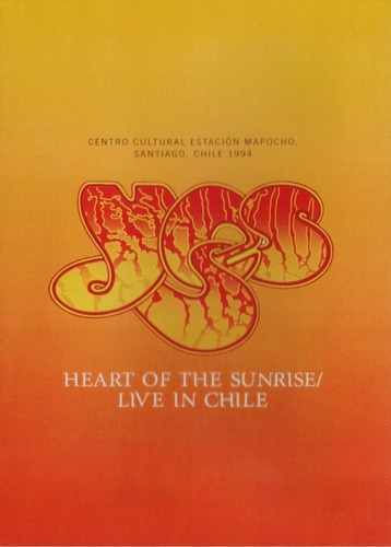 Yes Heart Of The Sunrise Live In Chile Concierto Dvd