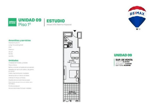 Imagen 21 de 25 de Emprendimiento Balcón Palermo Departamentos Apto