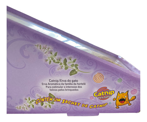 Chalesco Arranhador Natural Para Gatos Com Catnip (70480)