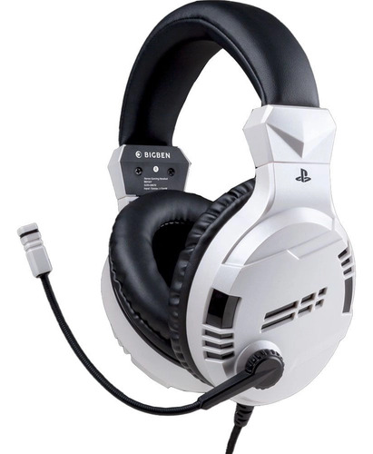 Fone De Ouvido Gamer Bigben V3 Estereo Para Playstation 4 5 Cor Branco Luz 0