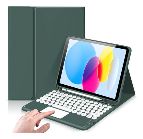 K Funda Teclado Táctil Mouse Lápiz For Galaxy Tab A9 Plus