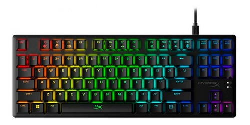 Teclado Alloy Origins Core Hyperx Ingles Hx Blue Gaming Rgb