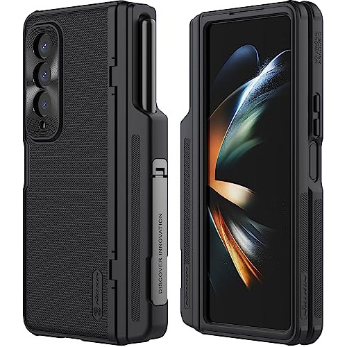 Funda De Samsung Z Fold 4 Con Soporte S Pen - Negro