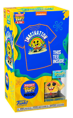 Funko Pop! Figura Pocket Nickelodeon Bob Esponja Con Remera