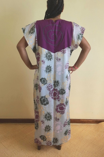 Imagem 6 de 6 de Vestido Kaftan Feminino Tecido Joli