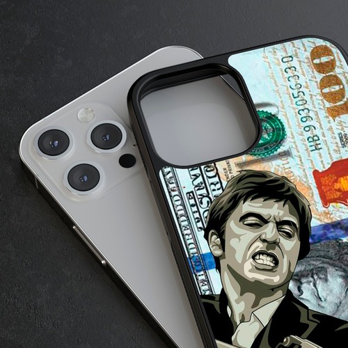 Funda Para Iphone (todos) Diseño De Scar-face Montana Iphone 11 Max