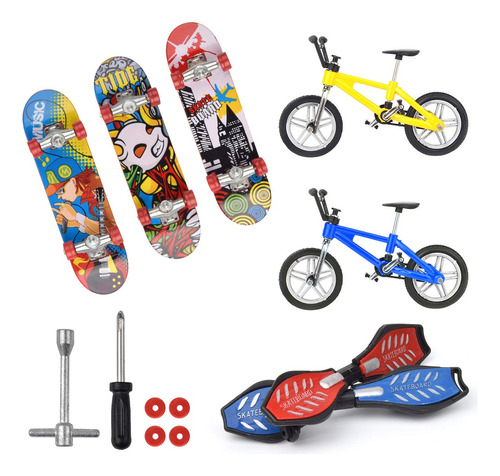 Hotusi Mini Finger Sports Skateboards/bicicletas/swing Tabla