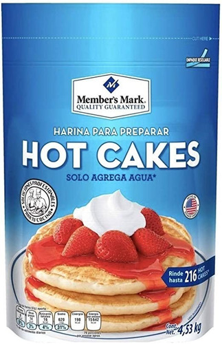 Harina Member's Mark Para Hot Cakes Tradicionales 4.53 Kg