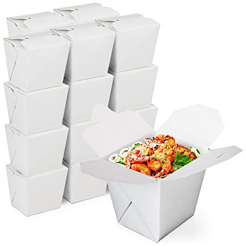 Cajas De Comida Llevar Chinas De 8 Oz - 3 X 2.5 Cajas D...