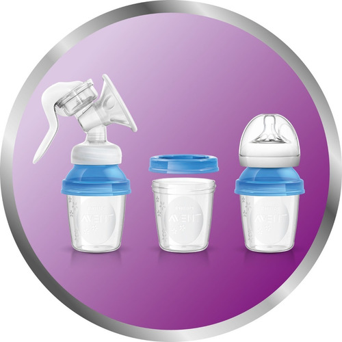 Imagen 3 de 5 de Extractor Manual Biberones Avent Y Vasos Almacenamiento Via