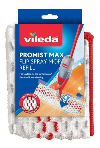 Vileda Promist Max Refill Repuesto Mopa Microfibra Spray